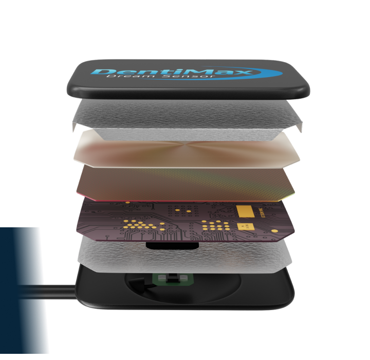 Inside view of the DentiMax dental sensor